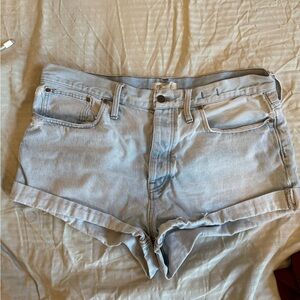 Madewell Light Wash Jean Shorts